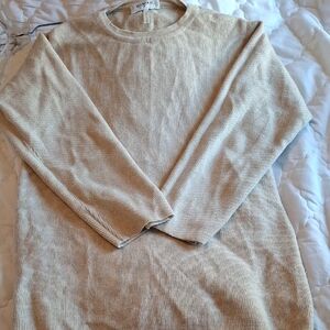 RODIER Men's Light Beige Crewneck Sweater